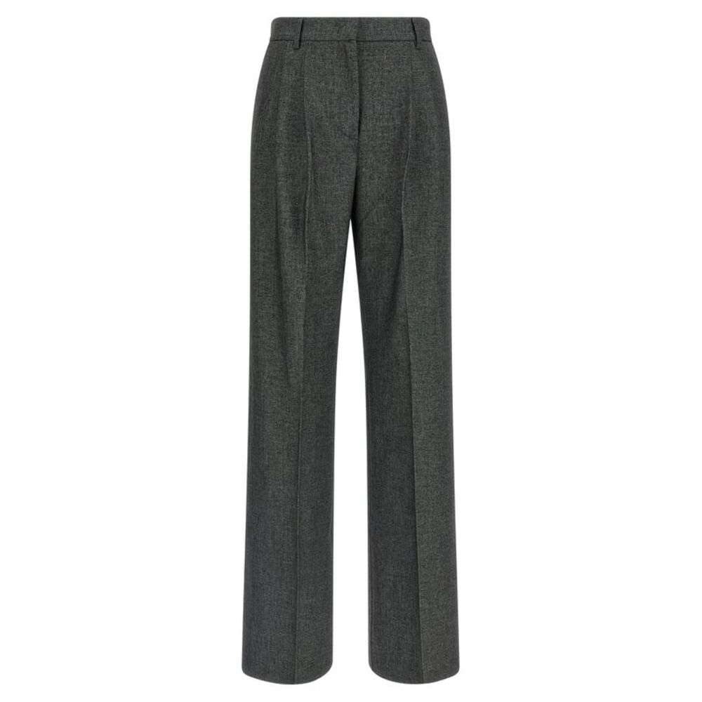 The Andamane Gray Polyester Dress Women's Pants